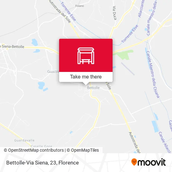 Bettolle-Via Siena, 23 map
