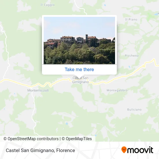 Castel San Gimignano map