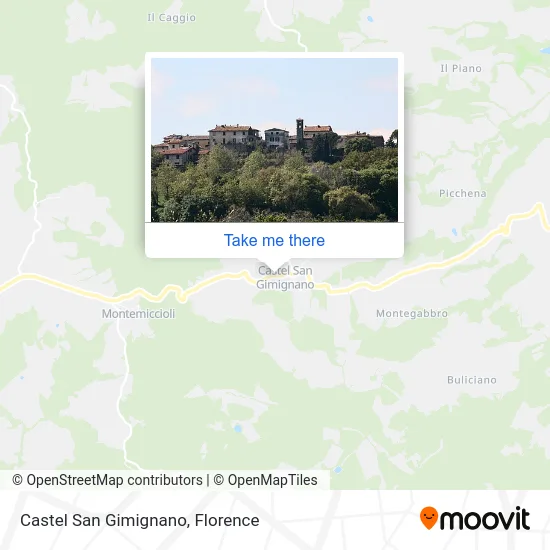 Castel San Gimignano map