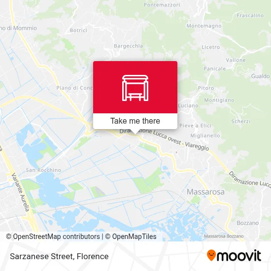 Sarzanese Street map