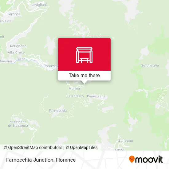 Farnocchia Junction map