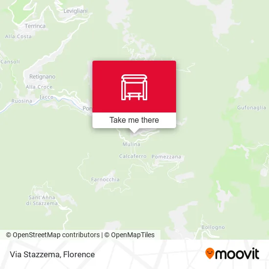 Via Stazzema map