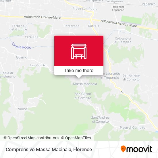 Comprensivo Massa Macinaia map