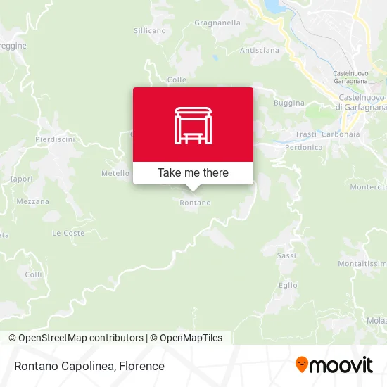 Rontano Capolinea map