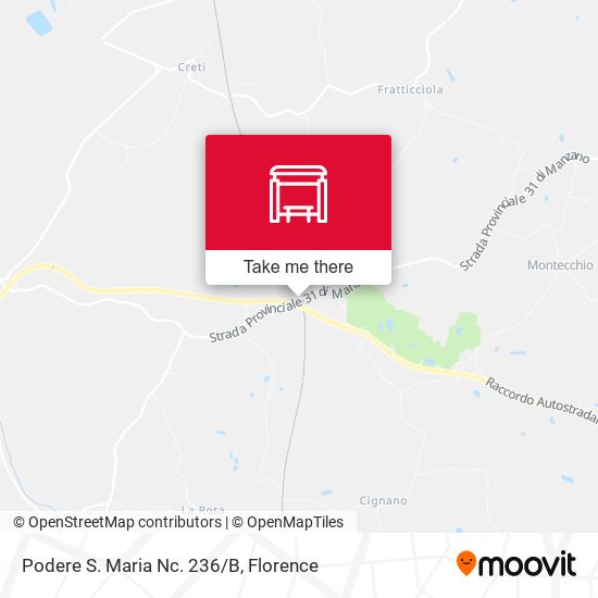 Podere S. Maria Nc. 236/B map