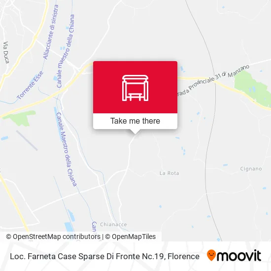 Loc. Farneta Case Sparse Di Fronte Nc.19 map