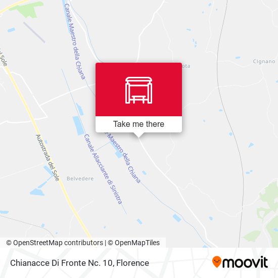 Chianacce Di Fronte Nc. 10 map