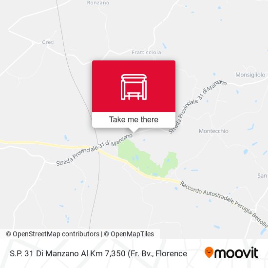 S.P. 31 Di Manzano Al Km 7,350 map