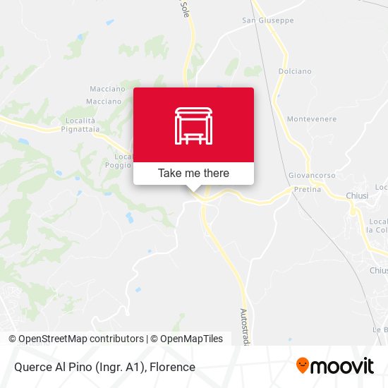 Querce Al Pino (Ingr. A1) map