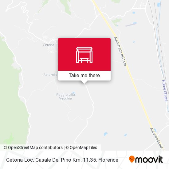 Cetona-Loc. Casale Del Pino Km. 11,35 map