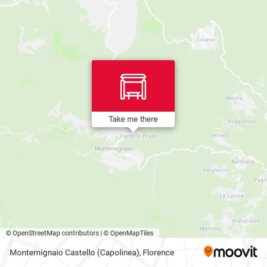 Montemignaio Castello (Capolinea) map