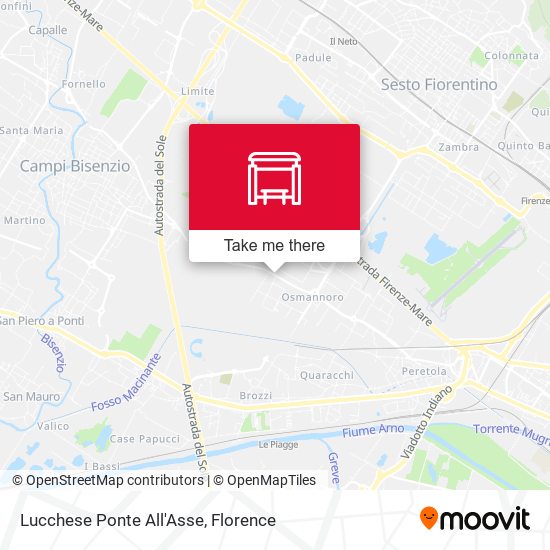 Lucchese Ponte All'Asse map