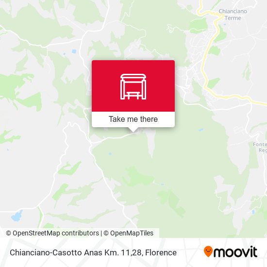 Chianciano-Casotto Anas Km. 11,28 map