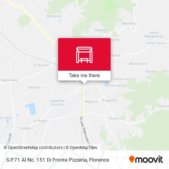 S.P.71 Al Nc. 151 Di Fronte Pizzeria map