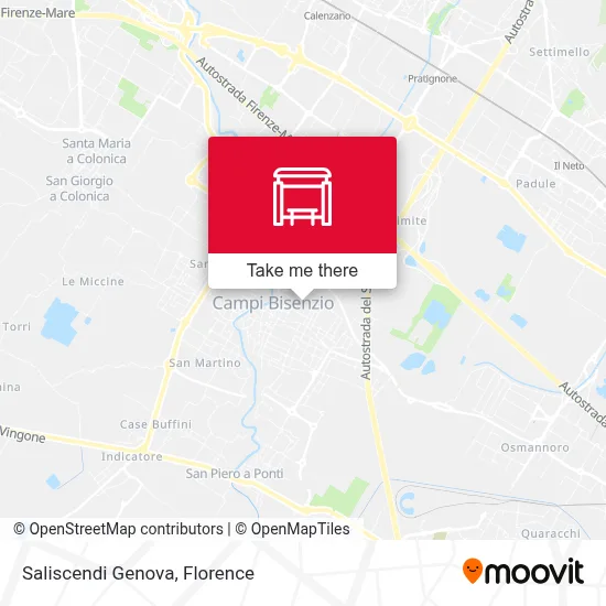 Saliscendi Genova map