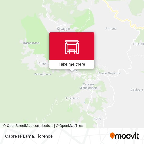 Caprese Lama map