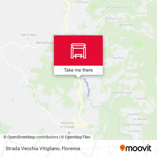 Strada Vecchia Vitigliano map