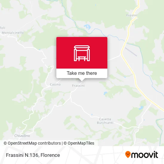 Frassini N.136 map