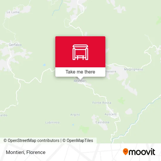 Montieri map