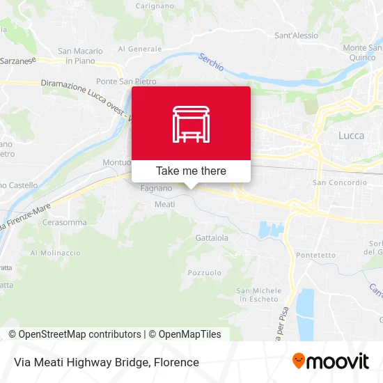 Via Meati Highway Bridge map