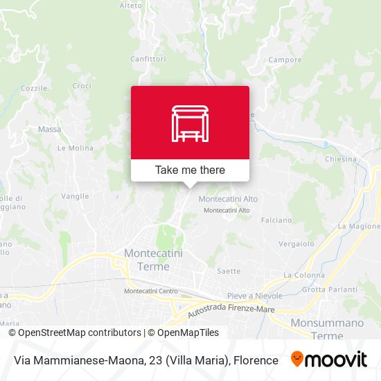 Via Mammianese-Maona, 23 (Villa Maria) map