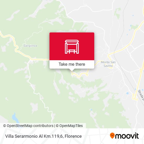 Villa Serarmonio Al Km.119,6 map