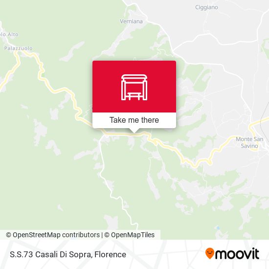 S.S.73 Casali Di Sopra map