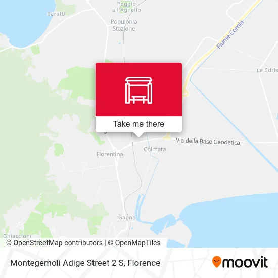 Montegemoli Adige Street 2 S map