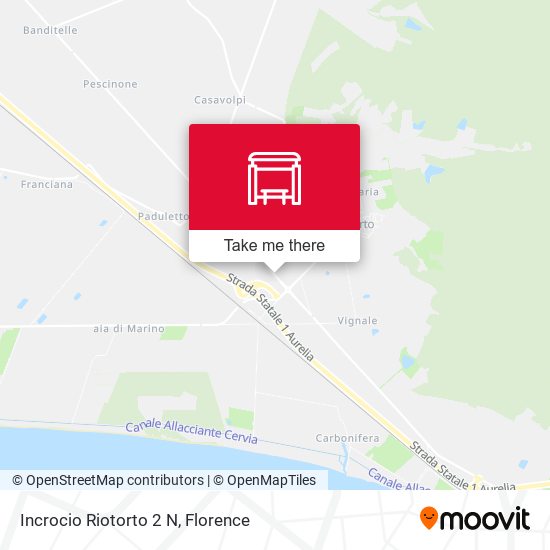 Incrocio Riotorto 2 N map