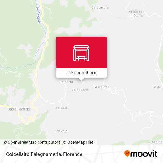 Colcellalto Falegnameria map