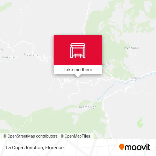 La Cupa Junction map