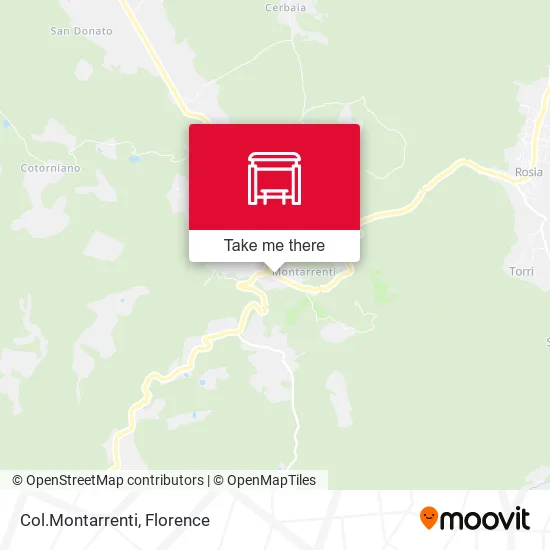 Col.Montarrenti map