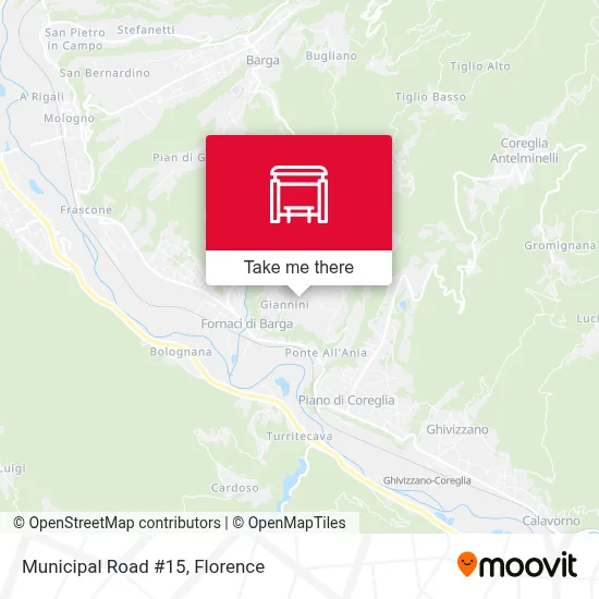 Municipal Road #15 map