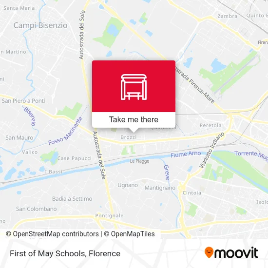 First of May Schools map