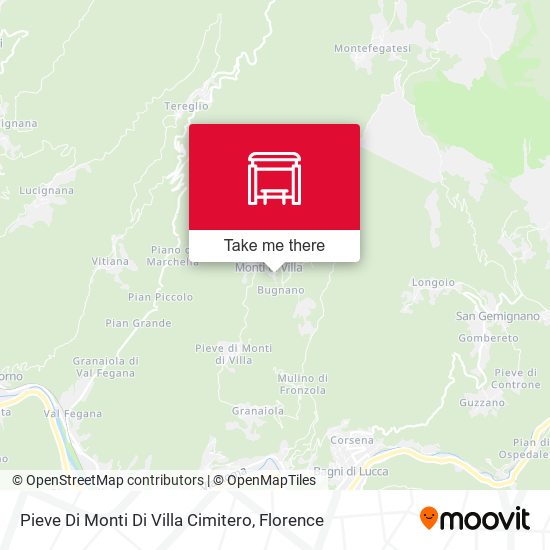 Pieve Di Monti Di Villa Cimitero map
