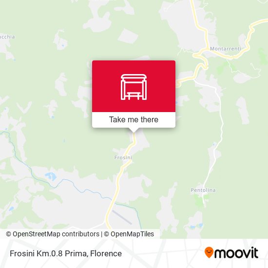 Frosini Km.0.8 Prima map