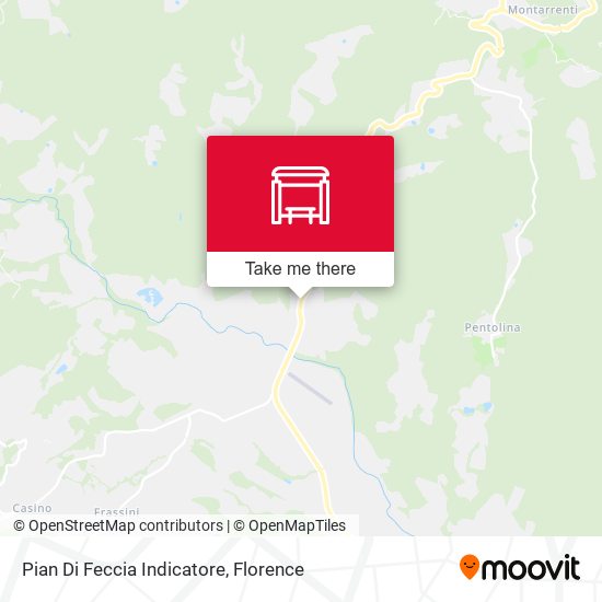 Pian Di Feccia Indicatore map