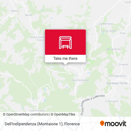 Dell'Indipendenza (Montaione 1) map