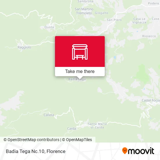 Badia Tega Nc.10 map