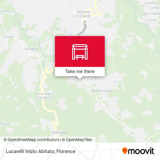 Lucarelli Inizio Abitato map