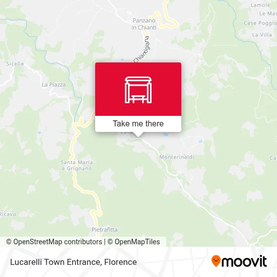 Lucarelli Town Entrance map