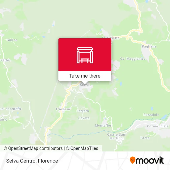 Selva Center map