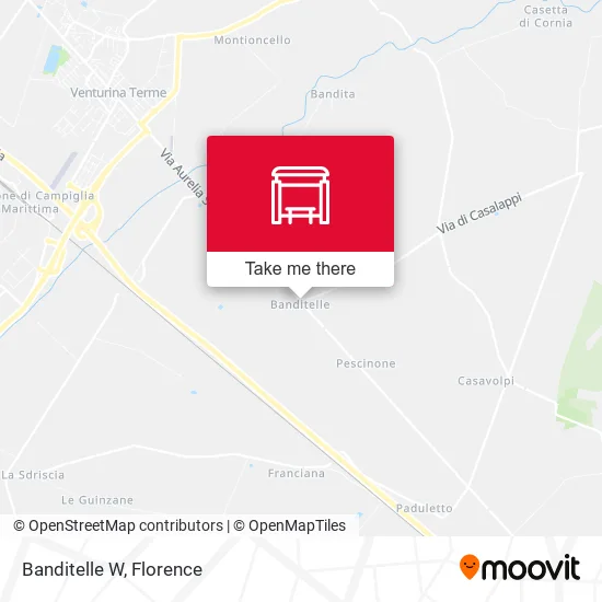 Banditelle W map