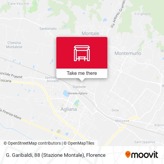 G. Garibaldi, 88  (Stazione Montale) map
