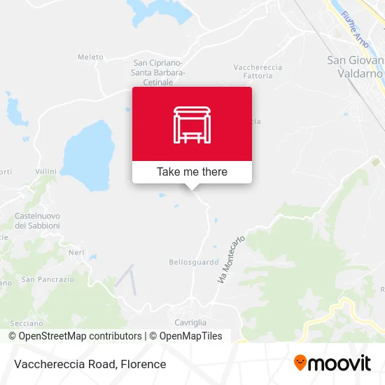 Vacchereccia Road map