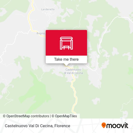 Castelnuovo Val Di Cecina map