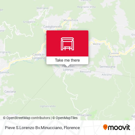 Pieve S.Lorenzo Bv.Minucciano map