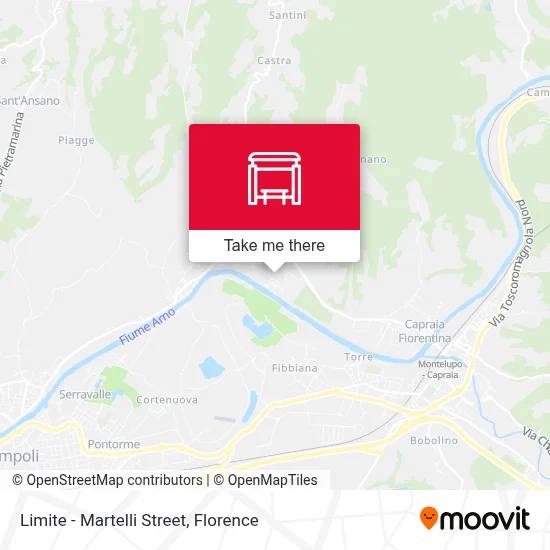 Limite - Martelli Street map