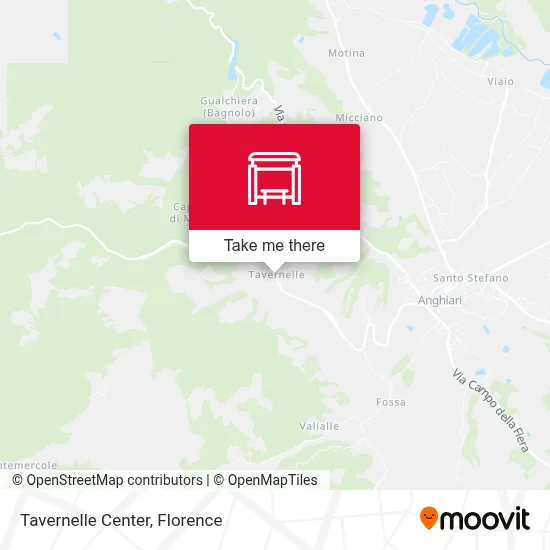 Tavernelle Center map