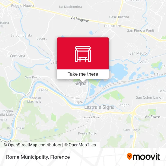 Rome Municipality map